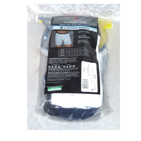 Men's Boxer Briefs Fruit of the Loom 6-pack size-S NEW - Picture 4 of 4